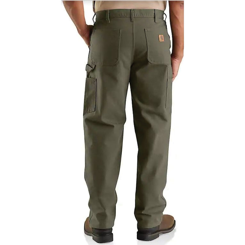 Carhartt&reg; B11-MOS-38X34 Men's Utility Work Pants, 38 Waist, 34 Length, Loose Fit, Moss, Cotton