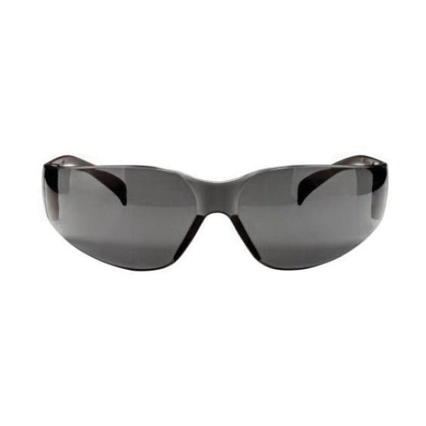 3M™ 051141-33219 Safety Eyewear, Gray Lens, Anti-Scratch Lens, Wraparound Frame, Gray Frame, Standard Temple