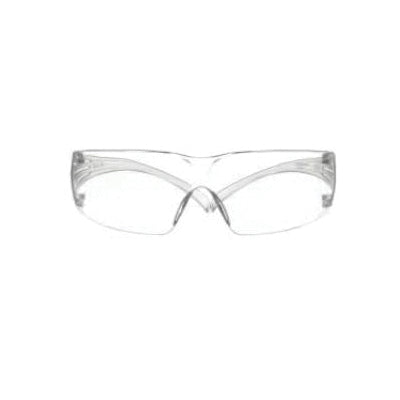 3M™ SecureFit™ 200 051141-38883 Safety Eyewear, Clear Lens, Anti-Fog Lens, Wraparound Frame, Clear Frame