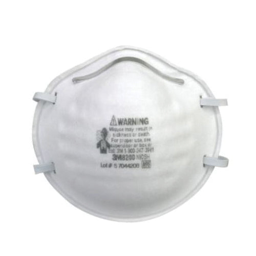 3M™ 051141-90478 Sanding and Fiberglass Respirator, Universal Mask, Adjustable Nosepiece, Stretchable Headstrap