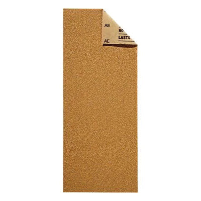 3M™ 076308-49692 Sandpaper With NO-SLIP™ Grip, 9 in L, 3.65 in W, 120 Grit, Synthetic Mineral Abrasive