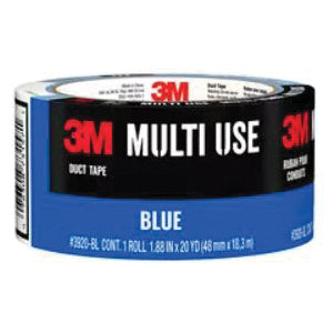 3M™ 076308-73157 Multi-Use Duct Tape, 1.88 in W, 20 yd L, Blue, Rubber Adhesive, Polyethylene Backing