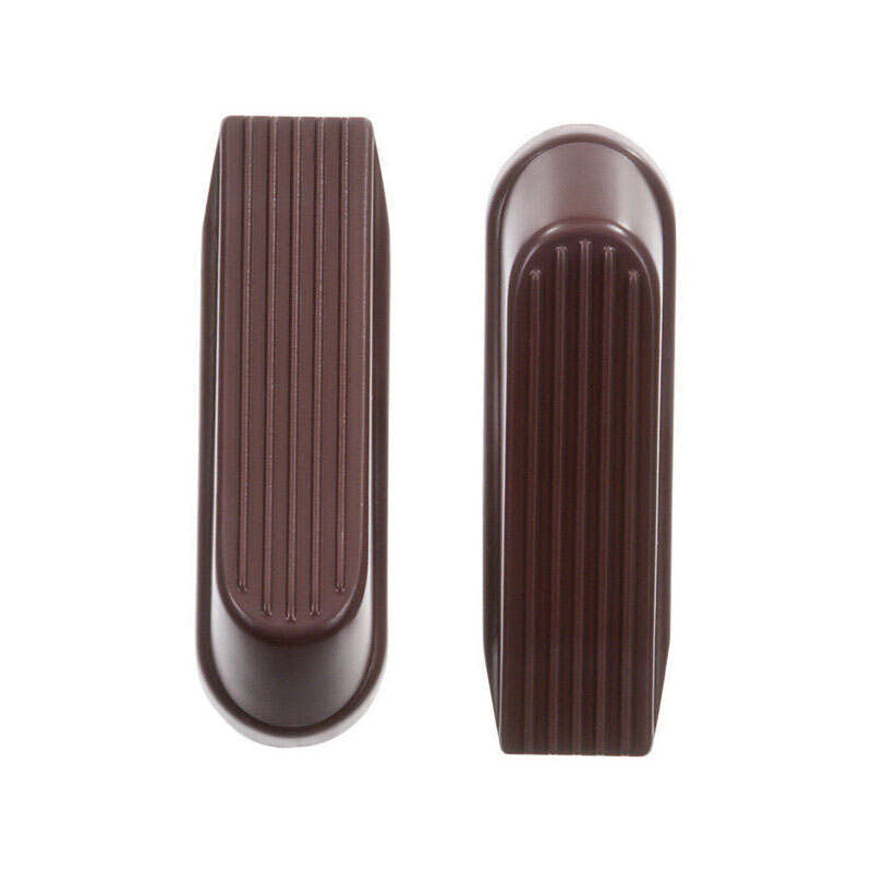 ACE® 01-3028-542 Door Stop, Wedge Style, Rubber Holder, Brown Holder, Rubber Tip, Floor Mounting