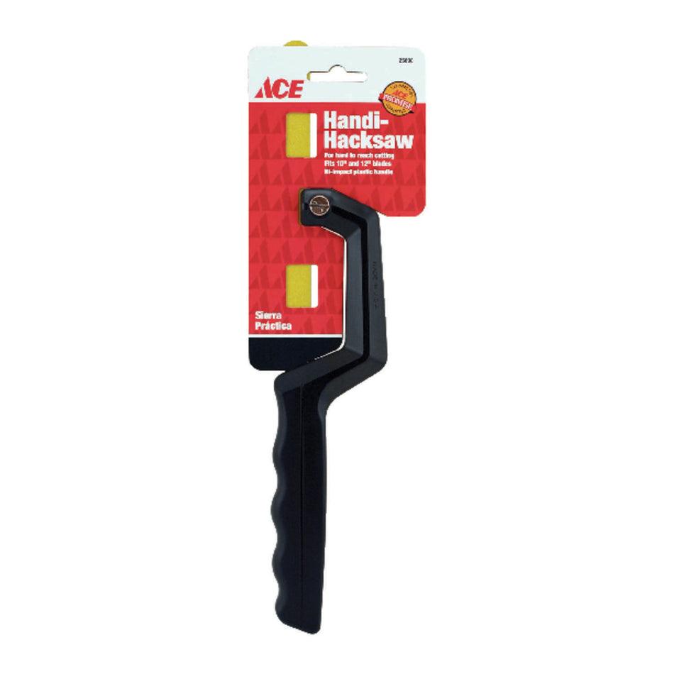 ACE® 025HF10 Handi Hacksaw, 10 in L Blade, 24 TPI TPI, High Impact Handle, Plastic Handle