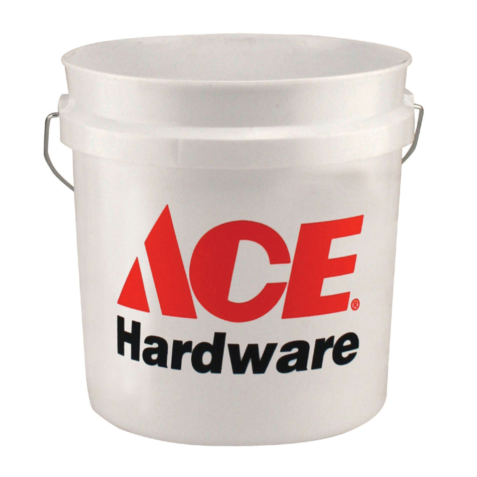 ACE® 02GACE22200 Bucket, 2 gal Capacity, White, Plastic