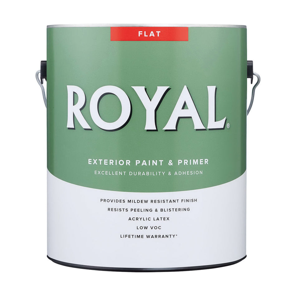 ACE® 103B100-6 Paint, Flat, High Hiding White, 46 g/L VOC, 350 to 450 sq-ft Coverage Area, 1 gal