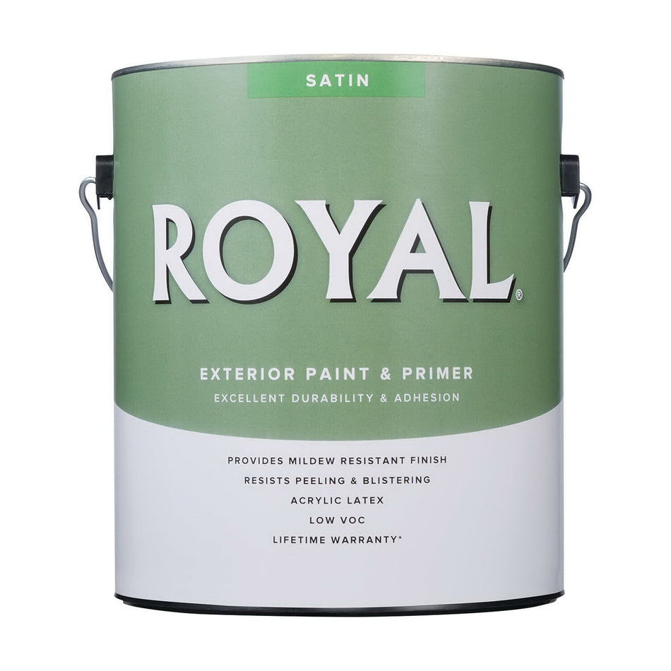 ACE® 160B100-6 Paint, Satin, High Hiding White, 44 g/L VOC, 350 to 450 sq-ft Coverage Area, 1 gal