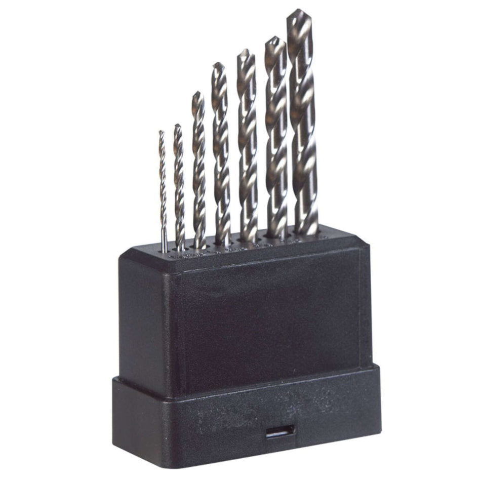 ACE® 1834119 Drill Bit Set, 135 deg Point, 7 -Piece, HSS, Black Oxide-Coated