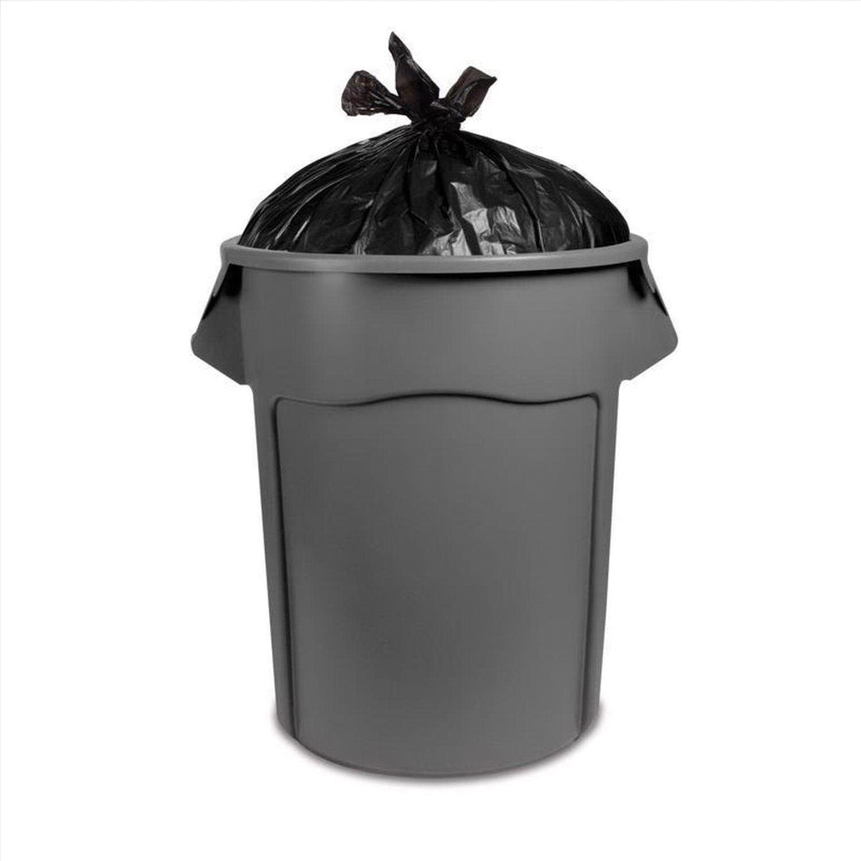 ACE® 1857780 Trash Bag, 0.85 mil Thick, 33 gal Capacity, Black, Flap Tie Closure, 60 Bag per Roll