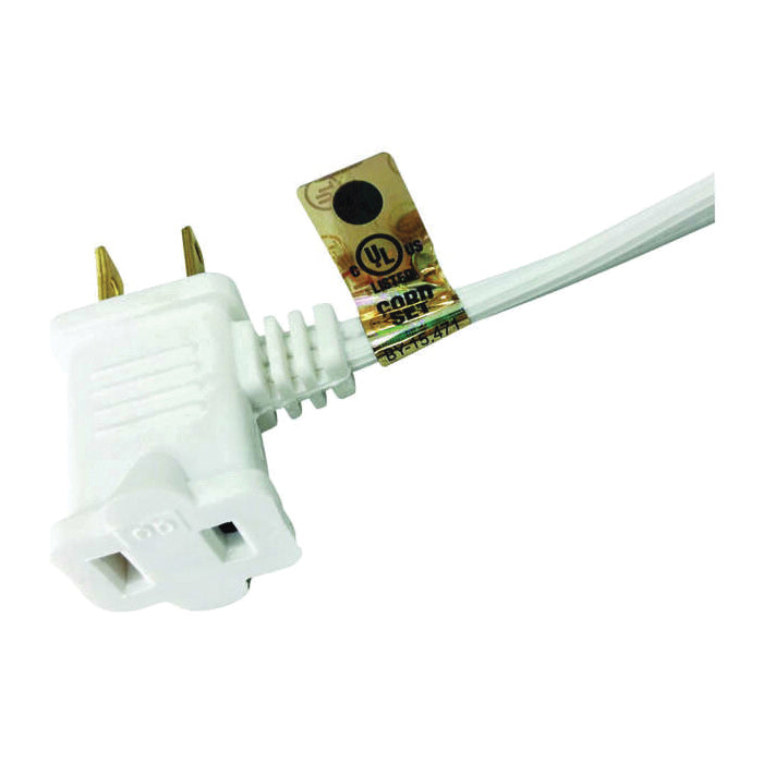 ACE® 1PC-002-015FWH Extension Cord With Switch, 125 V, SPT-2 Conductor, 16/2 AWG Conductor, 15 ft L