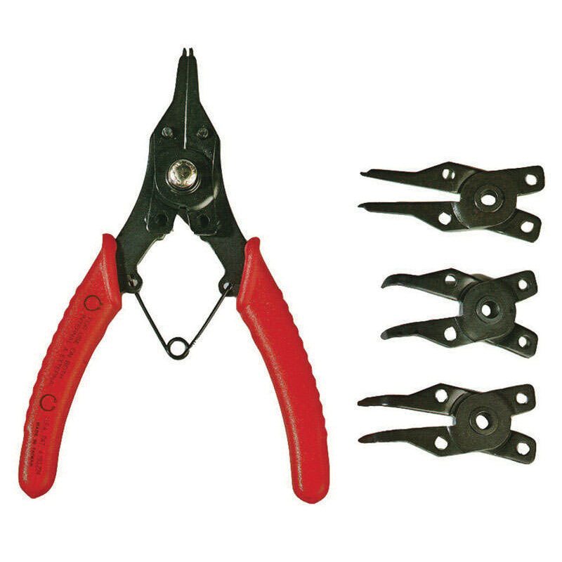 ACE® 2023976 Snap Ring Plier Set, 6 in OAL, Red Handle