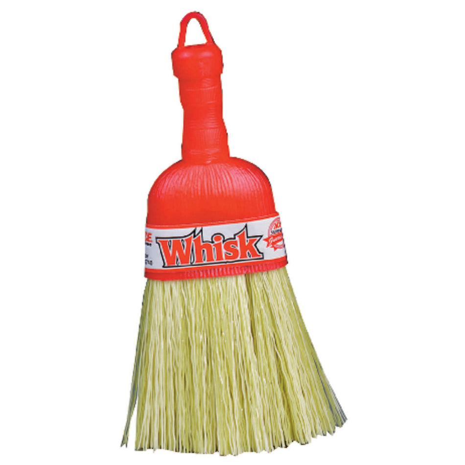 ACE® 206-WPL Residential Whisk Broom, 4 in W Brush, Plastic Bristle, 6 in L Trim, Plastic Handle