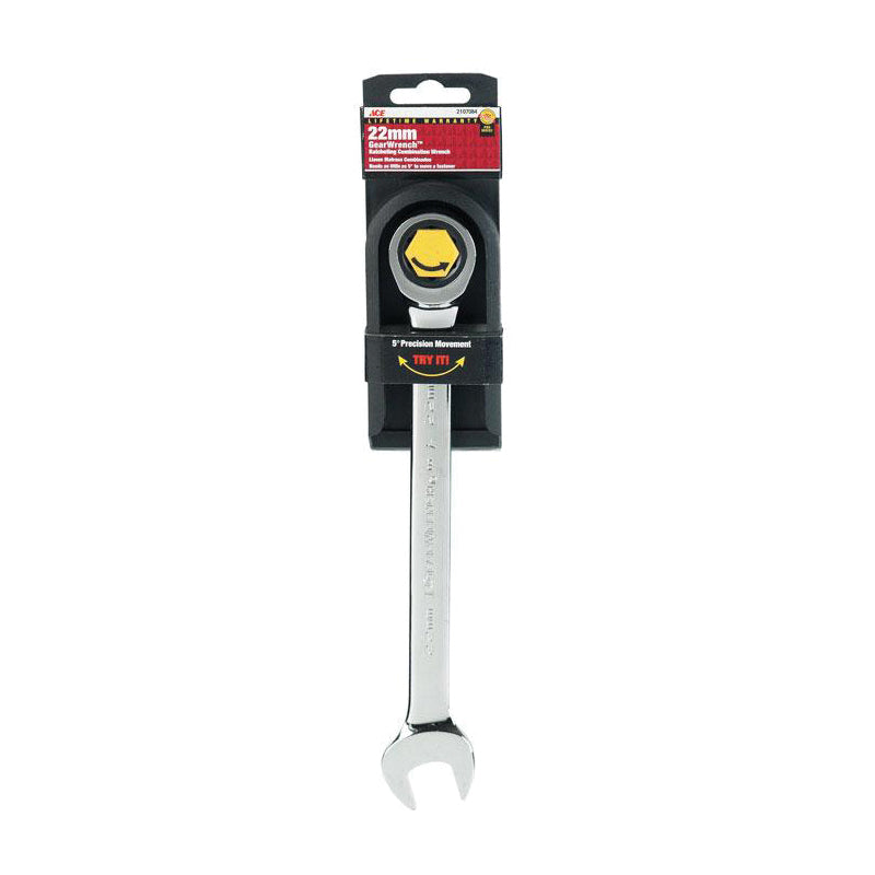 ACE® GearWrench™ Combination Wrench, Ratcheting Wrench, 22 mm Wrench Opening