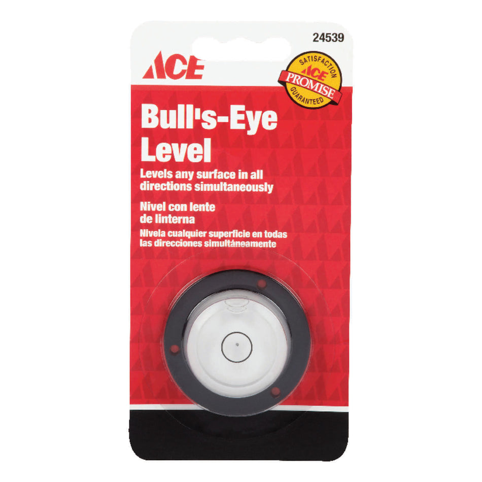 ACE® 24539 Bull's Eye Level, 1/4 in OAH, Plastic Housing