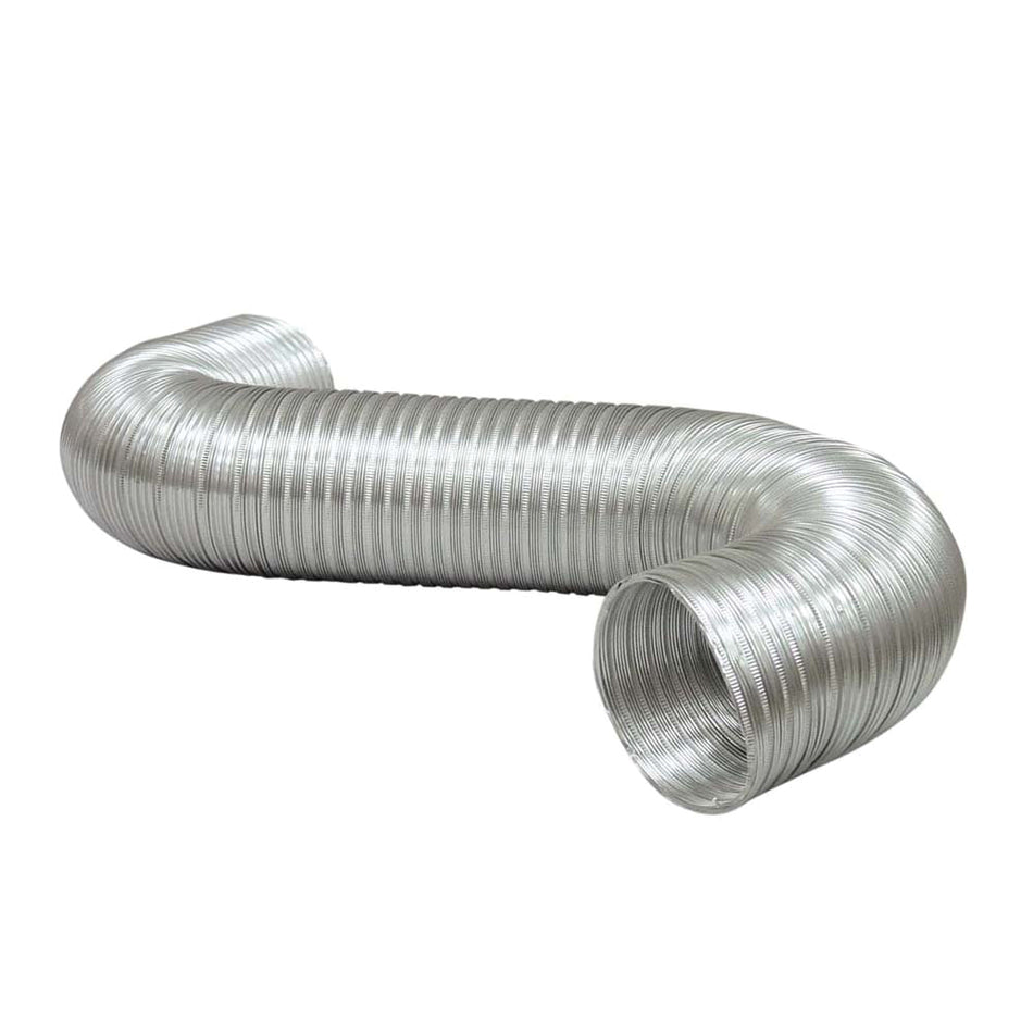 Deflecto® A068/4-A Semi-Rigid Flexible Duct, 8 ft L, Aluminum