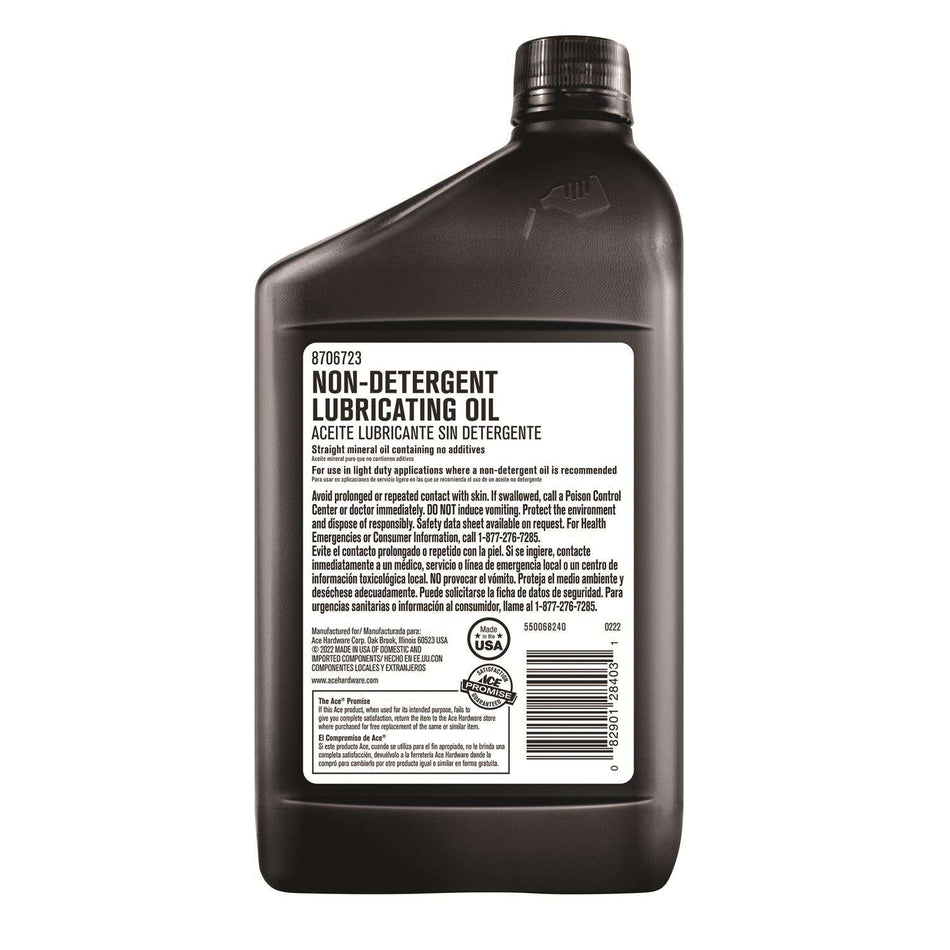 ACE® AH0130P6 4-Cycle Non-Detergent Motor Oil, 1 qt