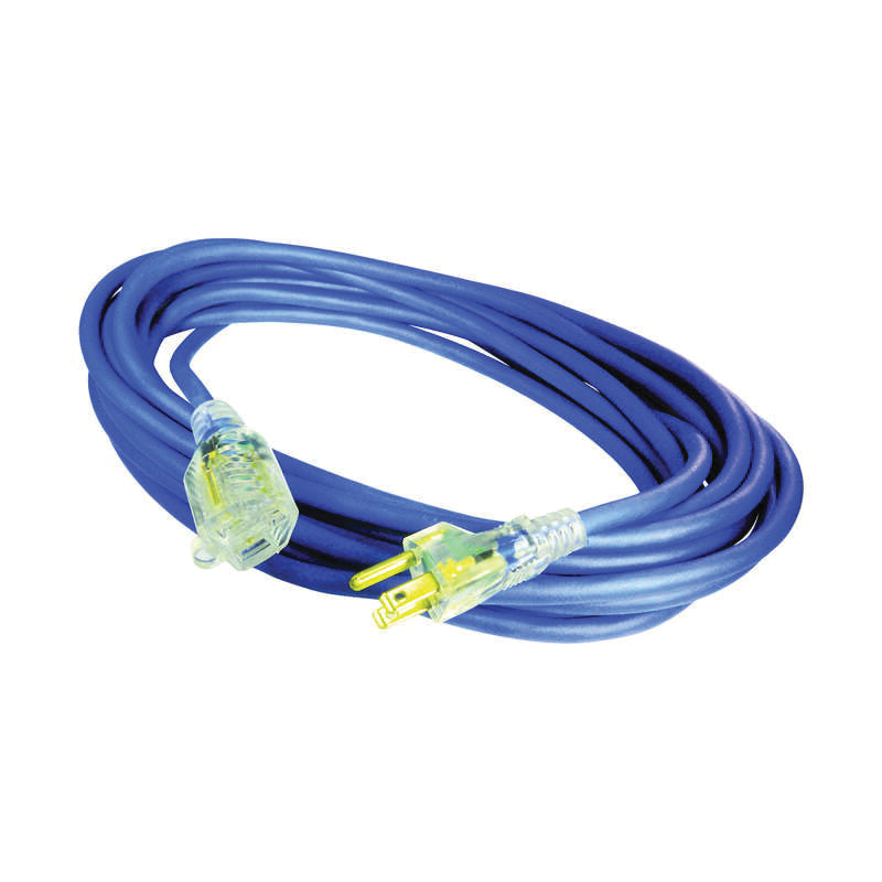 ACE® GL-JOW163-25X-6 Extension Cord, 125 V, SJOW Conductor, 16/3 AWG Conductor, 25 ft L