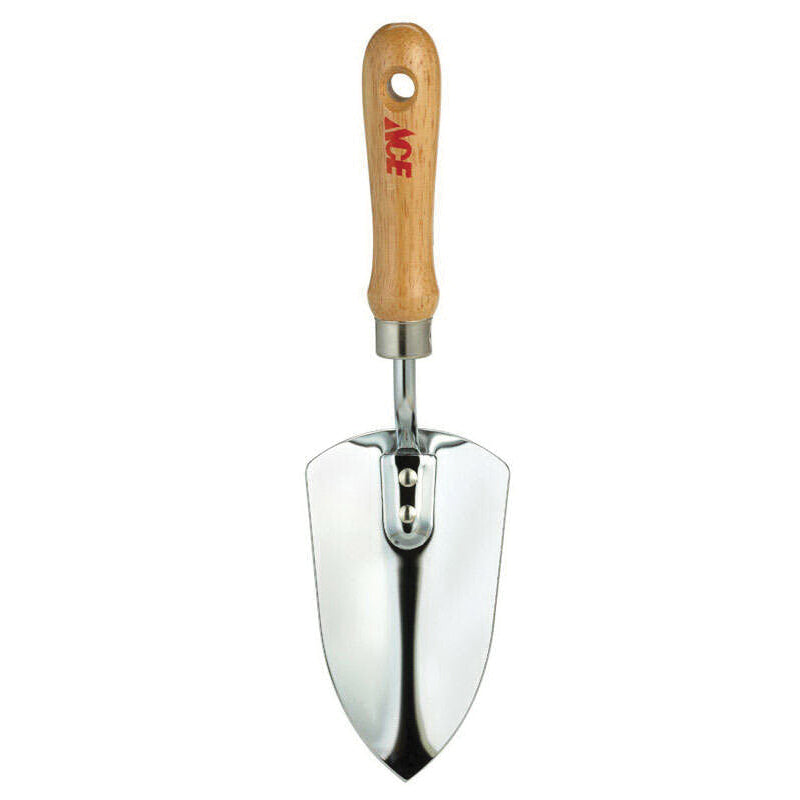 ACE® GT0830M Trowel, Steel Blade, Wood Handle, 12 in OAL