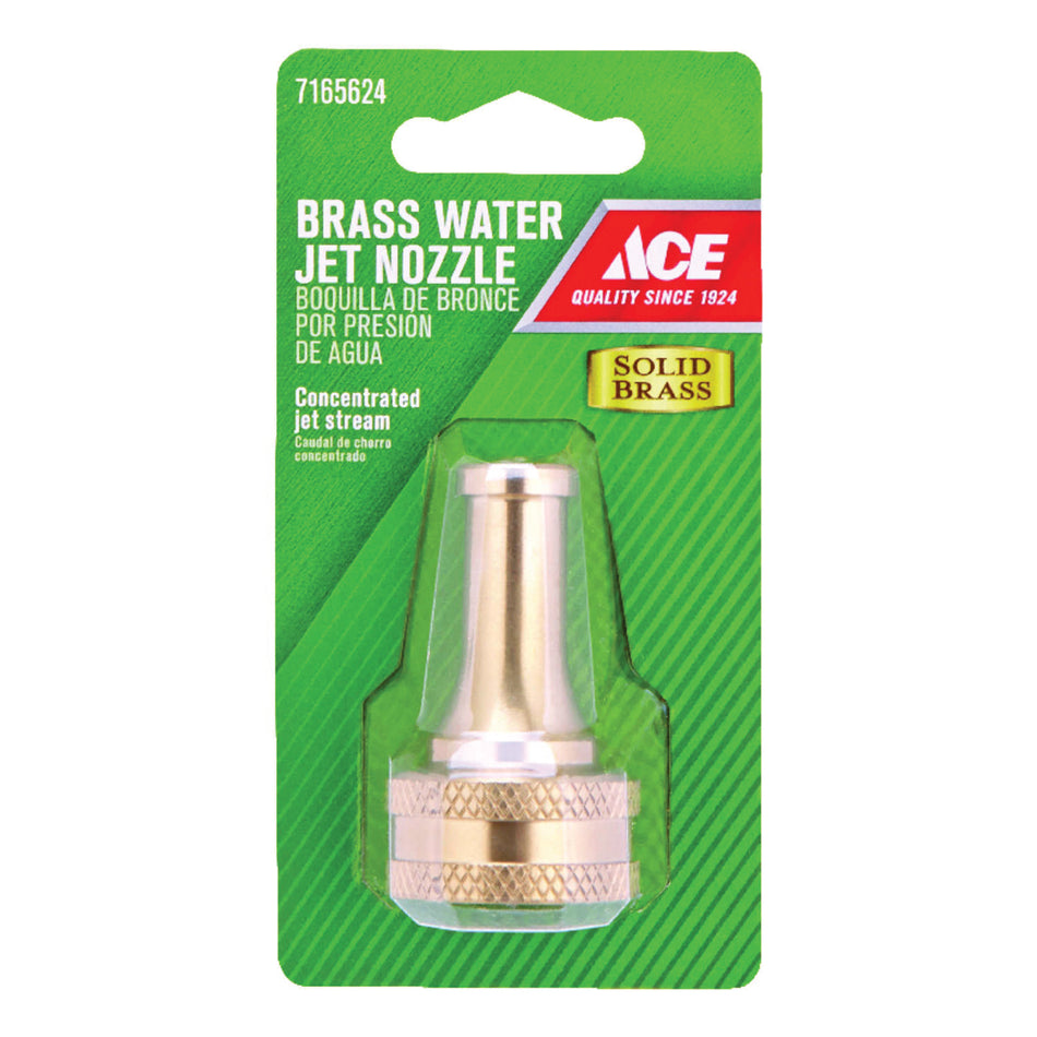 ACE® GT1290 Cleaning Nozzle, Jet Stream Spray, Brass, Gold