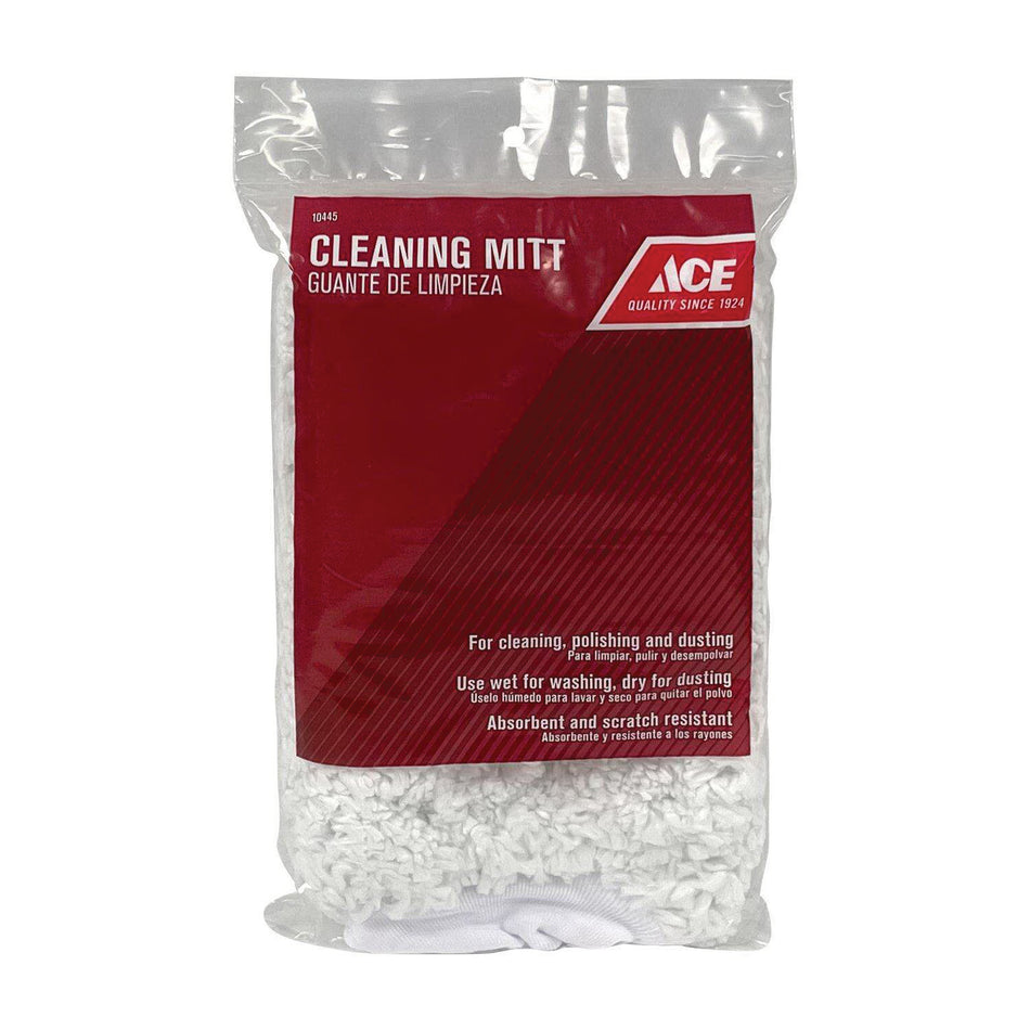 ACE® K-10445 Dusting Mitt, 10 in W, 7 in L, Chenille