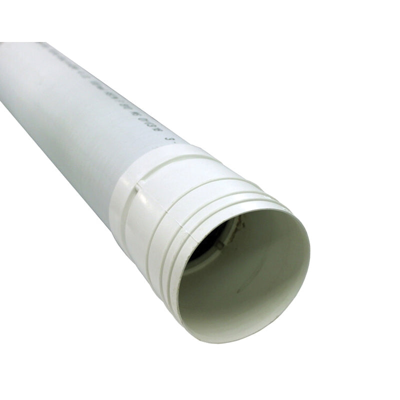 ADS® 03550010 Plain Sewer and Drain Pipe, 3 in Nominal Pipe, Bell x Spigot Connection, 2-7/8 in ID, 3-1/4 in OD, 10 ft