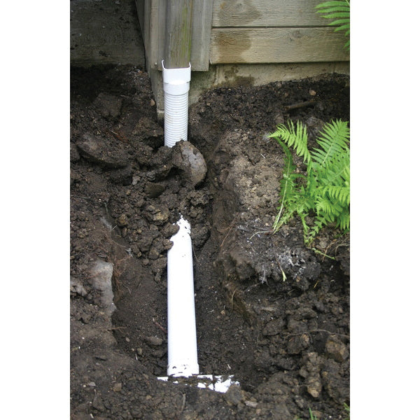 ADS® 03520010 2-Hole Sewer and Drain Pipe, 3 in Nominal Pipe, Bell x Spigot Connection, 2-7/8 in ID, 3-1/4 in OD, 10 ft