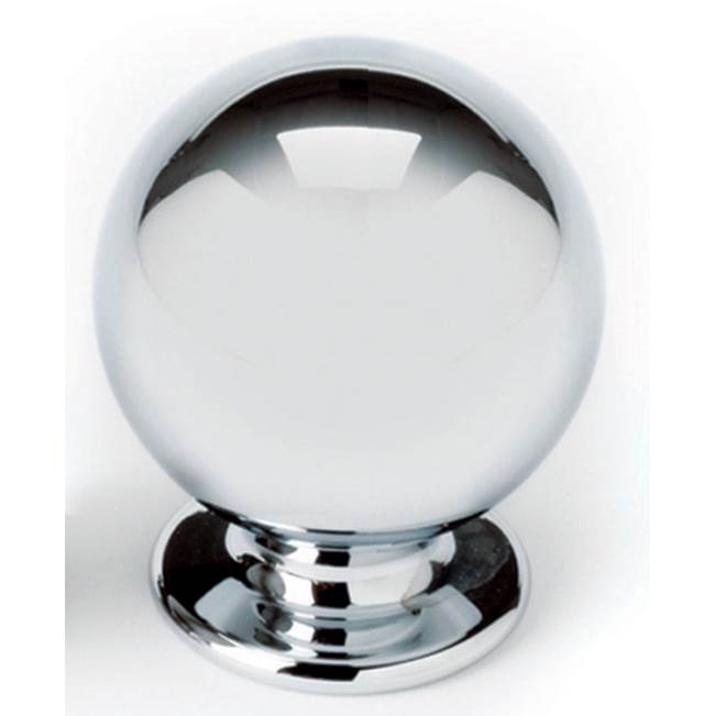 Creations® A1033-PN Cabinet Knob, 1-1/8 in L, 1-3/8 in Projection, Brass, Polished Nickel