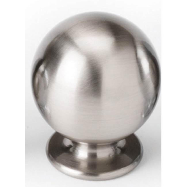 Creations® A1033-SN Cabinet Knob, 1-1/8 in L, 1-3/8 in Projection, Brass, Satin Nickel