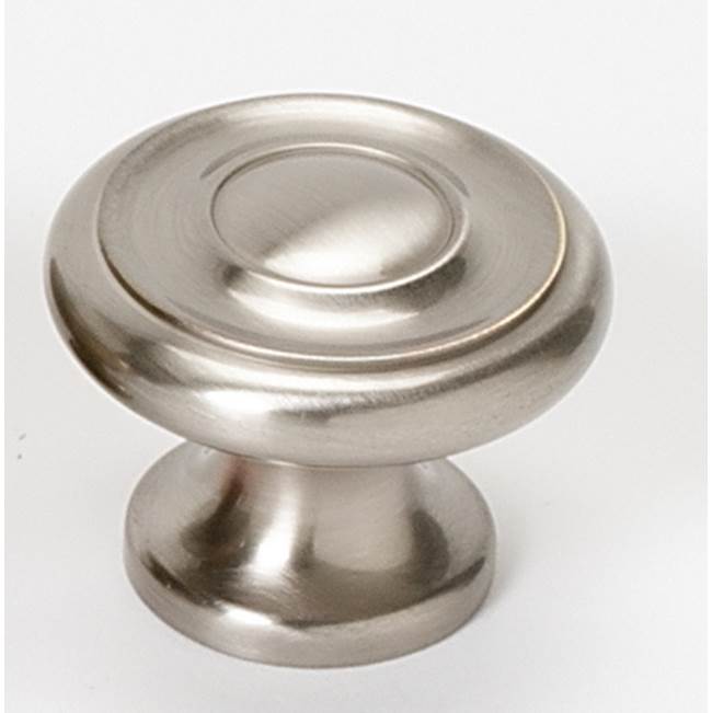 Creations® A1049-SN Cabinet Knob, 1-1/4 in L, 1 in Projection, Brass, Satin Nickel