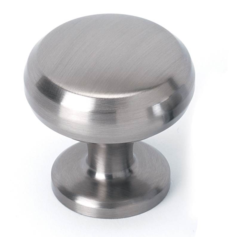 Creations® A1173-SN Cabinet Knob, 1-1/8 in L, 1-1/8 in Projection, Brass, Satin Nickel