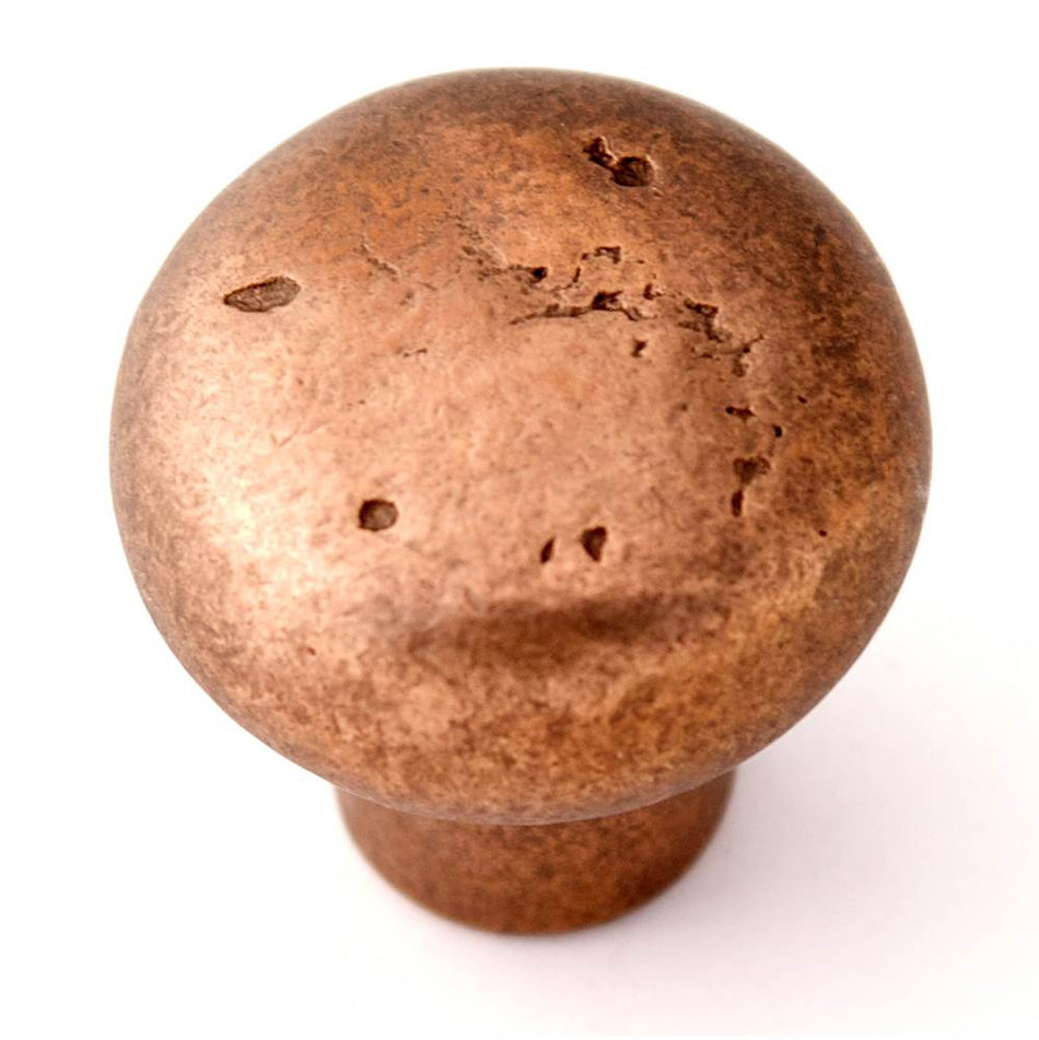 Creations® SIERRA Series A1404-RSTBRZ Cabinet Knob, 1-1/2 in L, 1-3/8 in Projection, Brass, Rust Bronze