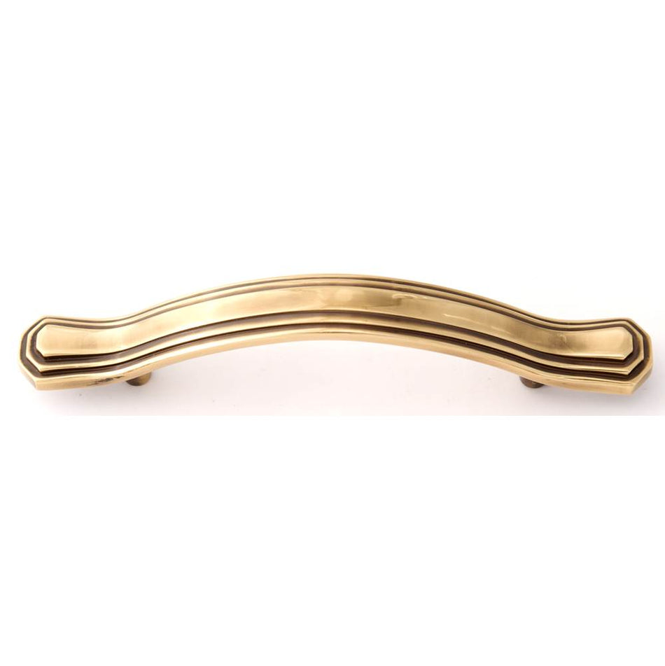 Creations® GEOMETRIC Series A1517-35-PA Cabinet Pull, 5-1/2 in L Handle, 1 in Projection, Brass, Polished Antique