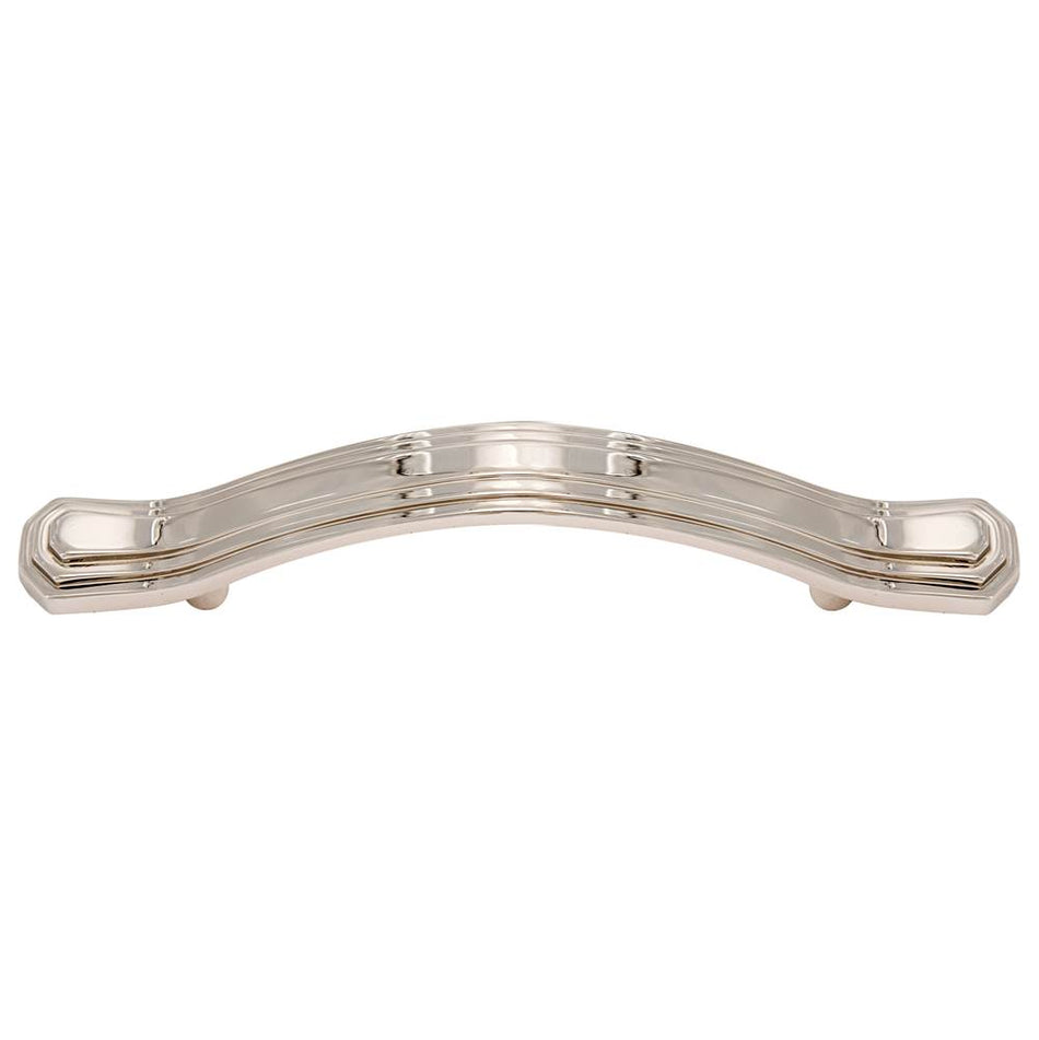 Creations® GEOMETRIC Series A1517-35-PN Cabinet Pull, 5-1/2 in L Handle, 1 in Projection, Brass, Polished Nickel