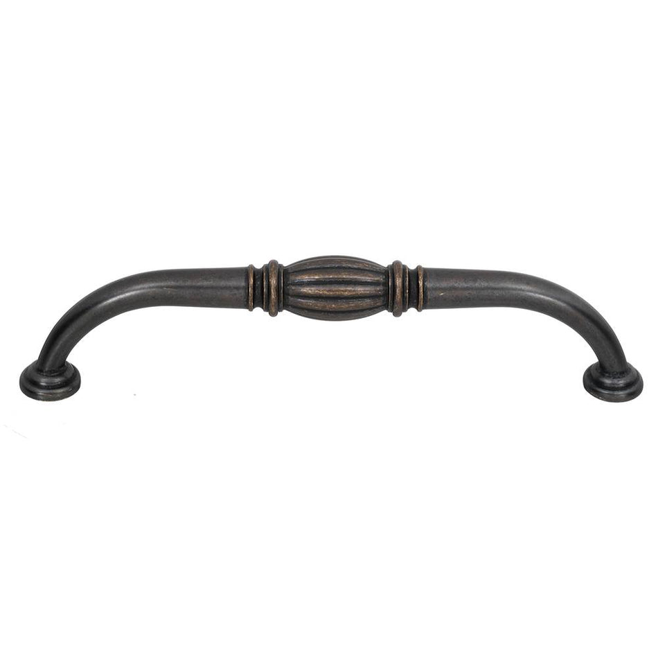 Creations® TUSCANY Series A234-6-BARC Cabinet Pull, 6-5/8 in L Handle, 1-5/8 in Projection, Brass, Barcelona