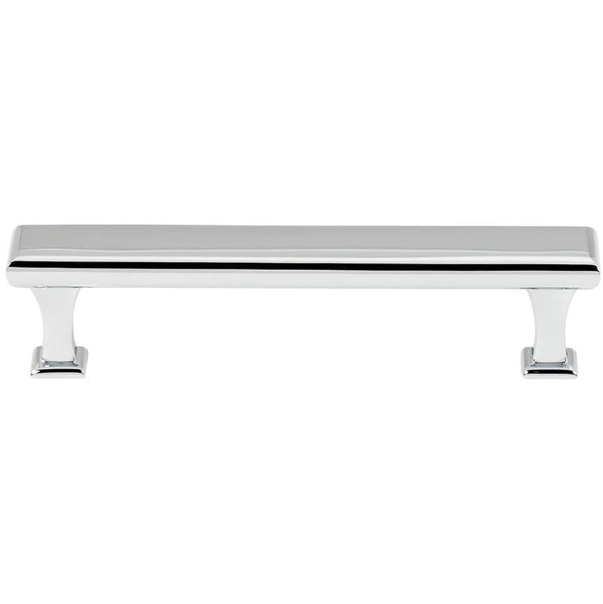 Creations® MANHATTAN Series A310-4-PC Cabinet Pull, 4-3/4 in L Handle, 1-1/8 in Projection, Brass, Polished Chrome