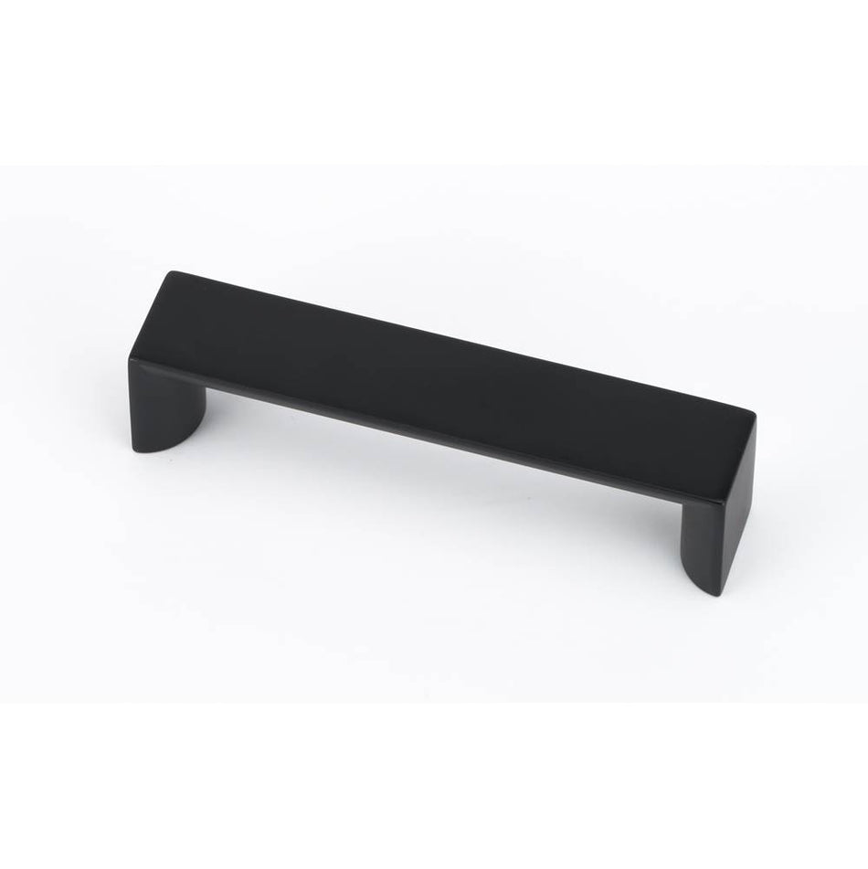 Creations® STYLE CENTS Series A514-MB Long Cabinet Pull, 4-1/8 in L Handle, 1 in Projection, Zinc, Matte Black