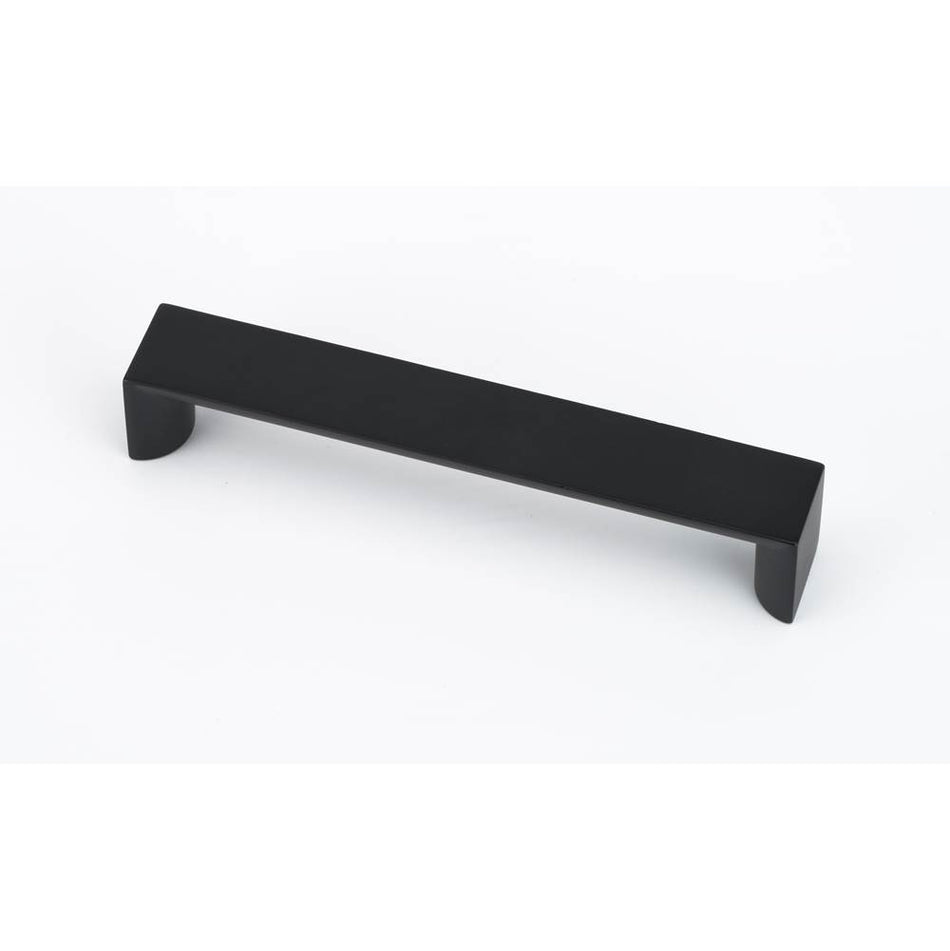 Creations® STYLE CENTS Series A515-MB Long Cabinet Pull, 5-1/2 in L Handle, 1 in Projection, Zinc, Matte Black