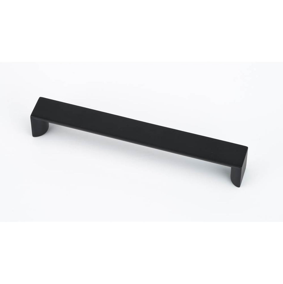 Creations® STYLE CENTS Series A516-MB Long Cabinet Pull, 6-3/4 in L Handle, 1 in Projection, Zinc, Matte Black