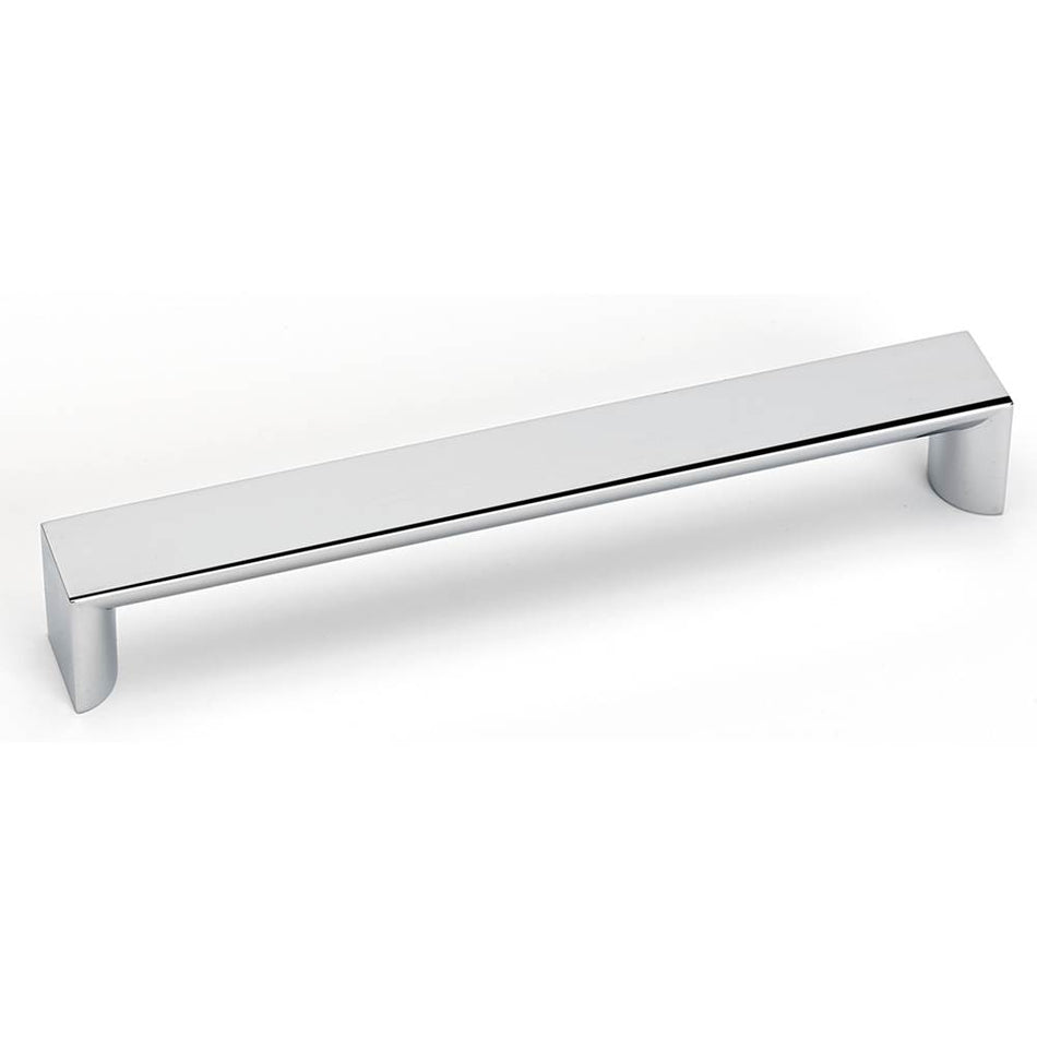 Creations® STYLE CENTS Series A516-PC Long Cabinet Pull, 6-3/4 in L Handle, 1 in Projection, Zinc, Polished Chrome