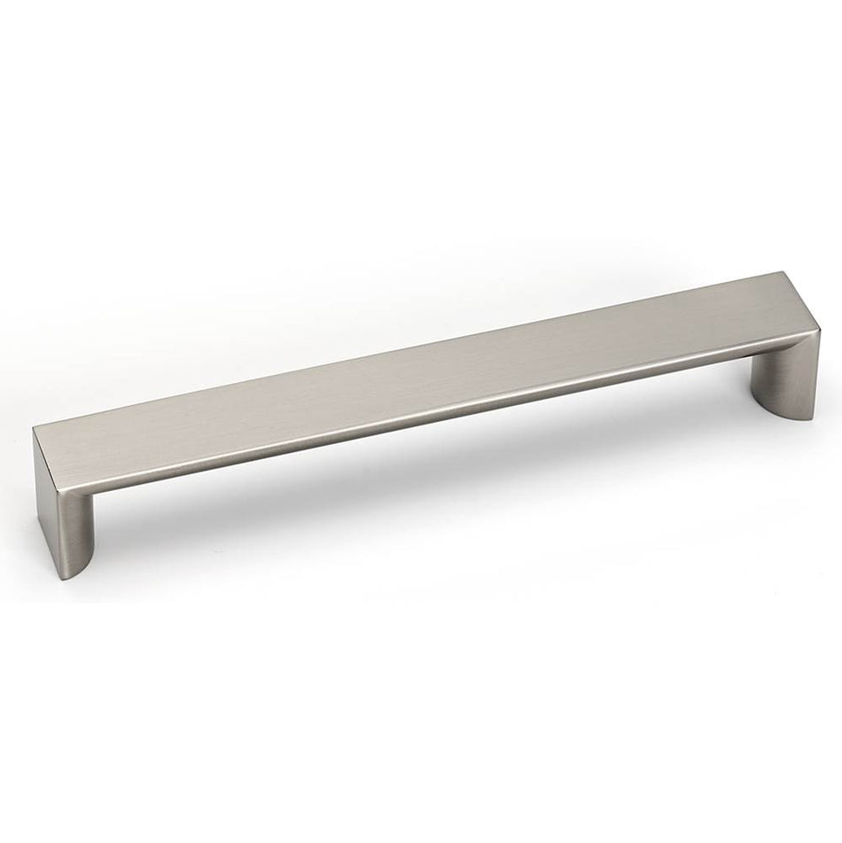 Creations® STYLE CENTS Series A516-SN Long Cabinet Pull, 6-3/4 in L Handle, 1 in Projection, Zinc, Satin Nickel