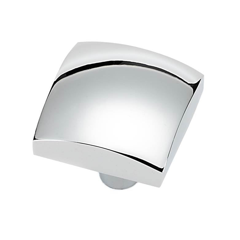 Creations® STYLE CENTS Series A520-PC Cabinet Knob, 1-1/4 in L, 1-1/8 in Projection, Zinc, Polished Chrome