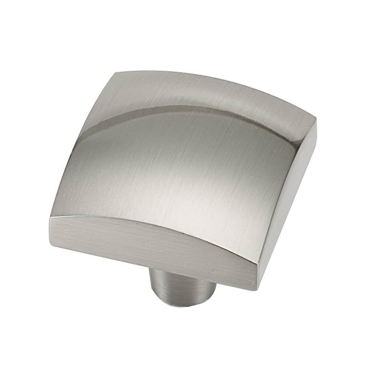 Creations® STYLE CENTS Series A520-SN Cabinet Knob, 1-1/4 in L, 1-1/8 in Projection, Zinc, Satin Nickel