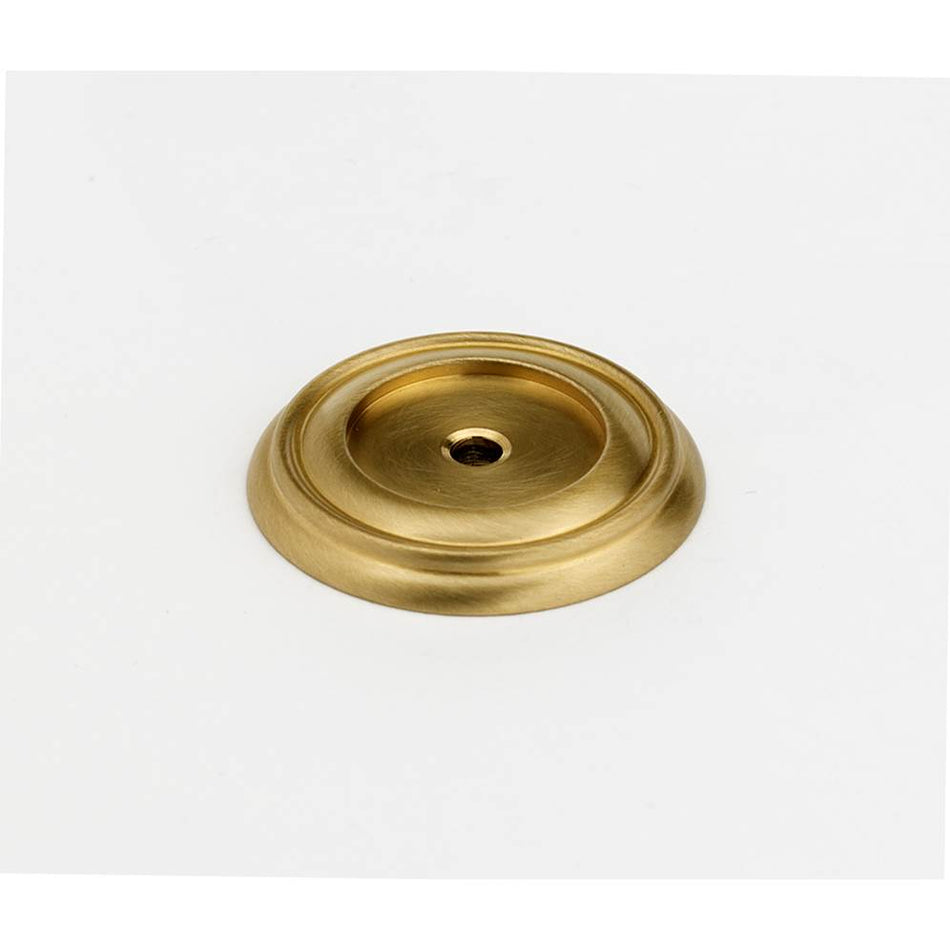 Creations® Charlie's Series A616-38-SB Cabinet Backplate, Brass, Satin Brass