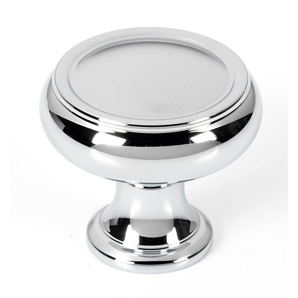 Creations® Charlie's Series A626-14-PC Cabinet Knob, 1-1/4 in L, 1-1/8 in Projection, Brass, Polished Chrome