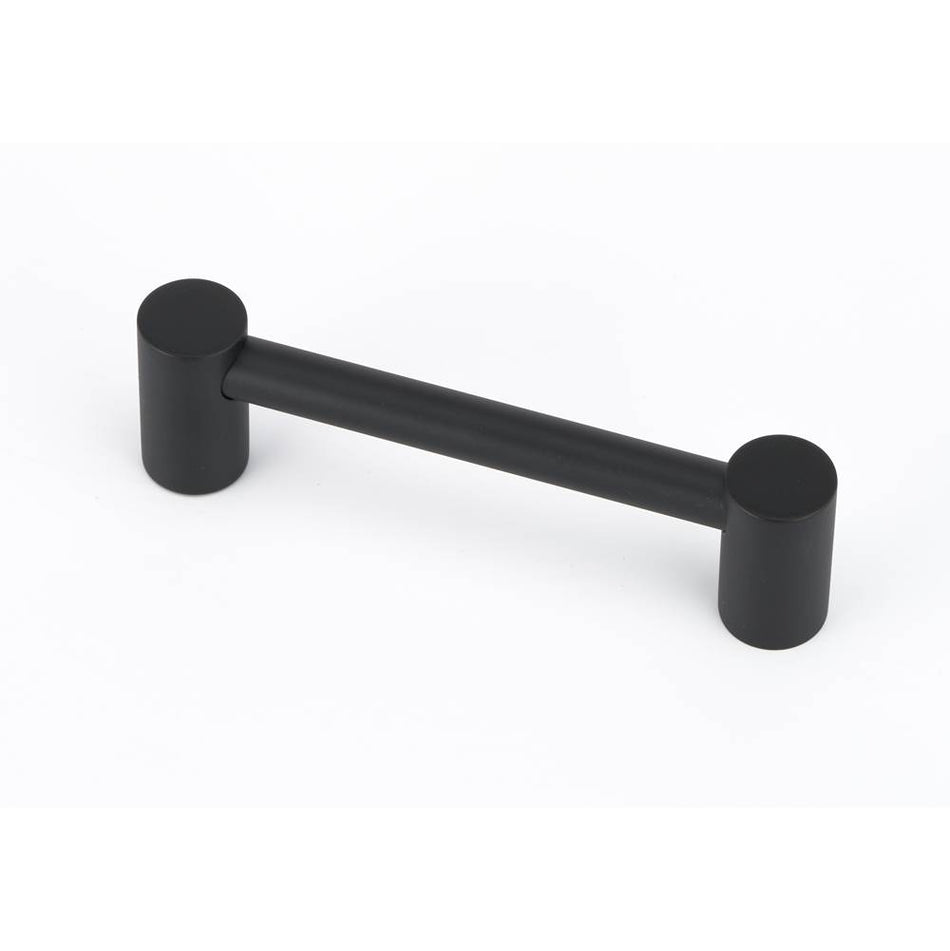 Creations® CONTEMPORARY I Series A715-3-MB Cabinet Pull, 3-5/8 in L Handle, 1-3/16 in Projection, Brass, Matte Black