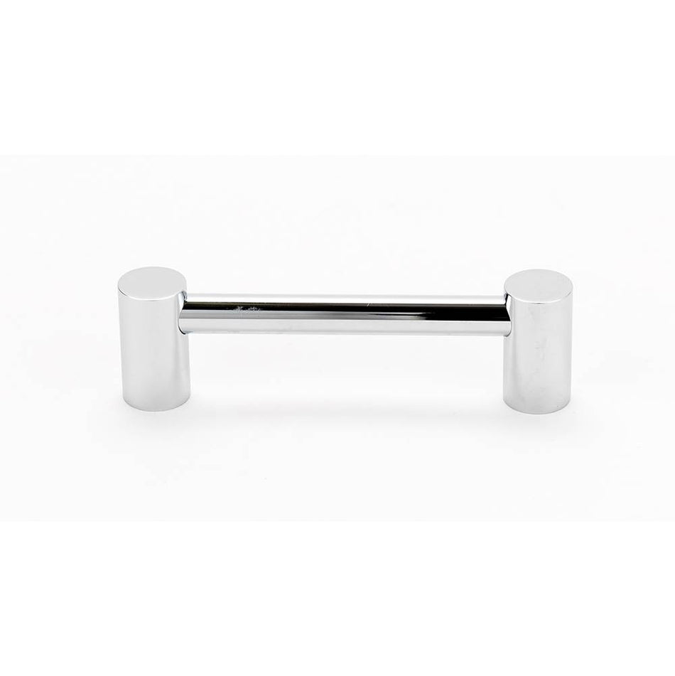 Creations® CONTEMPORARY I Series A715-3-PC Cabinet Pull, 3-5/8 in L Handle, 1-3/16 in Projection, Brass, Polished Chrome