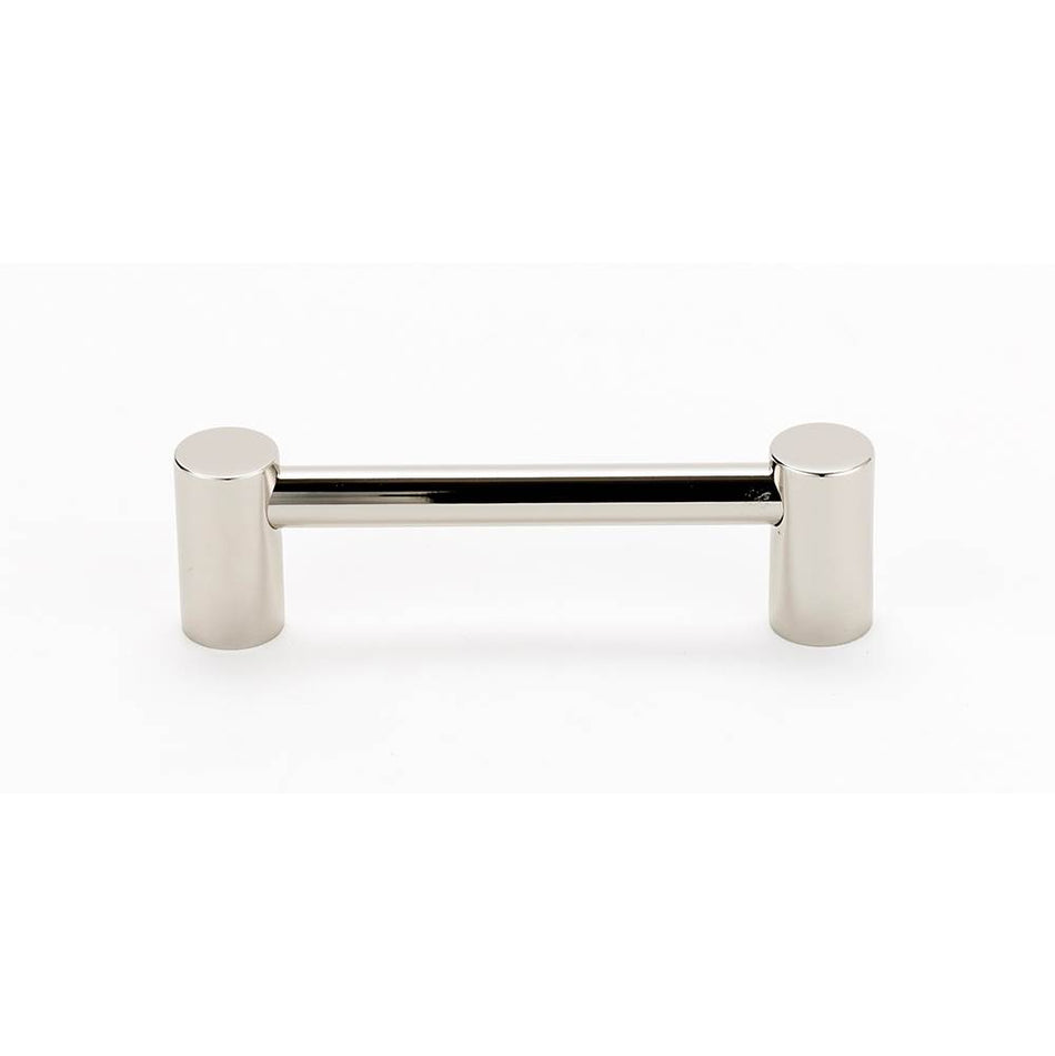 Creations® CONTEMPORARY I Series A715-3-PN Cabinet Pull, 3-5/8 in L Handle, 1-3/16 in Projection, Brass, Polished Nickel