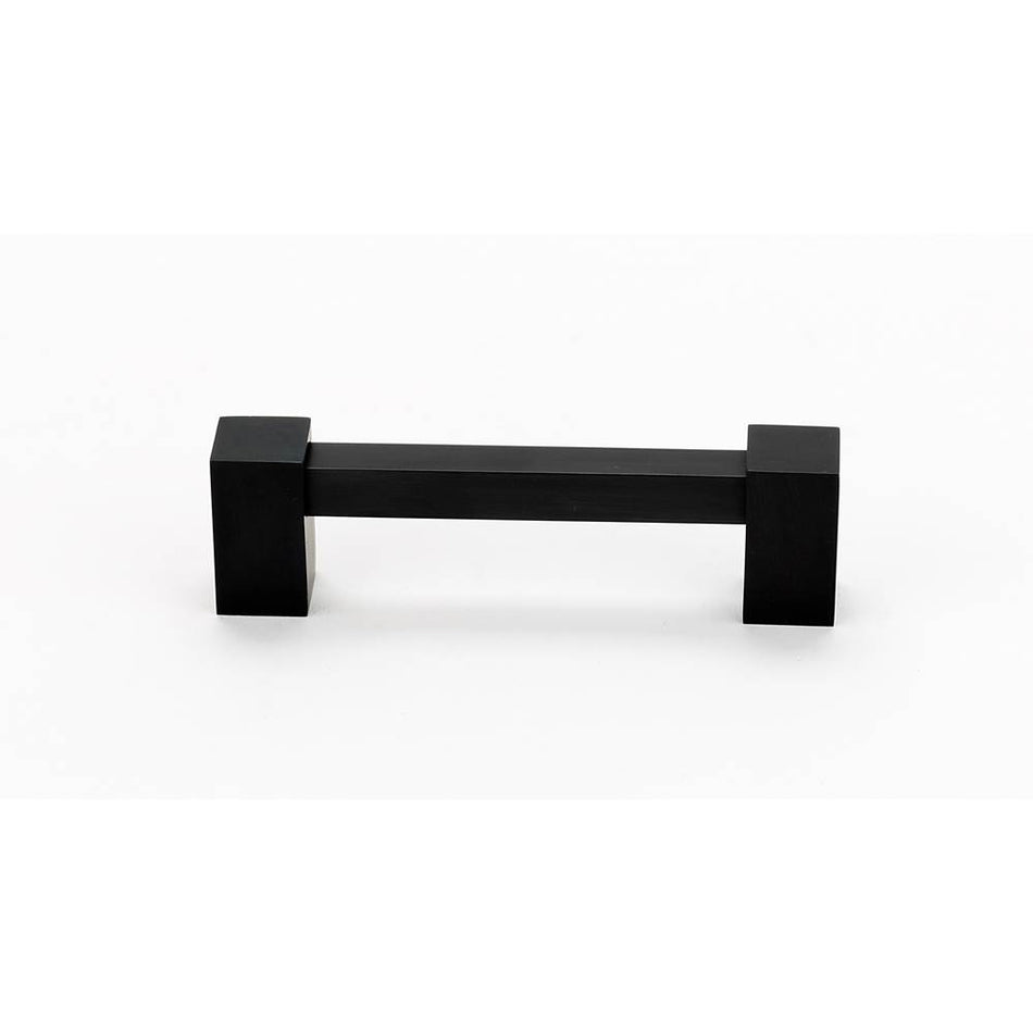 Creations® CONTEMPORARY II Series A718-3-BRZ Square Cabinet Pull, 3-5/8 in L Handle, 1-3/16 in Projection, Brass, Bronze