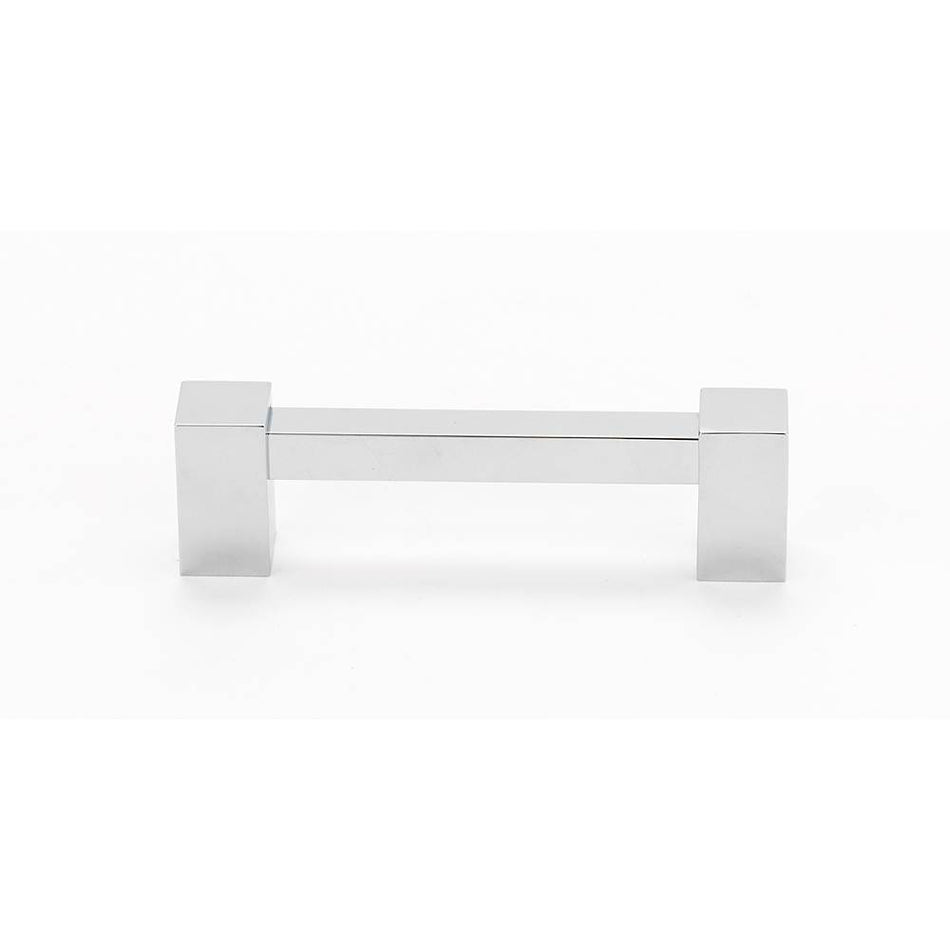 Creations® CONTEMPORARY II Series A718-3-PC Square Cabinet Pull, 3-5/8 in L Handle, 1-3/16 in Projection, Brass