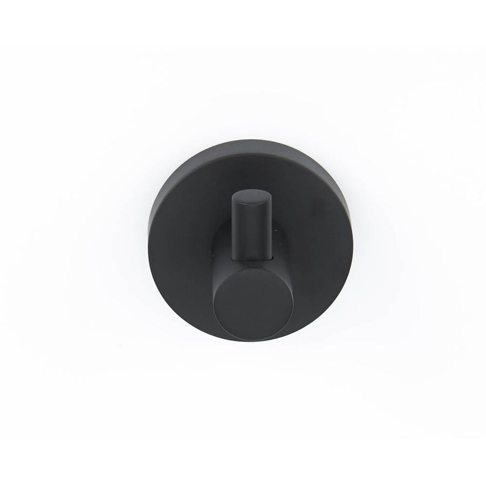 Creations® CONTEMPORARY Series A8380-MB Robe Hook, 2 in L, 2 in W, 2 in H, Brass, Matte Black